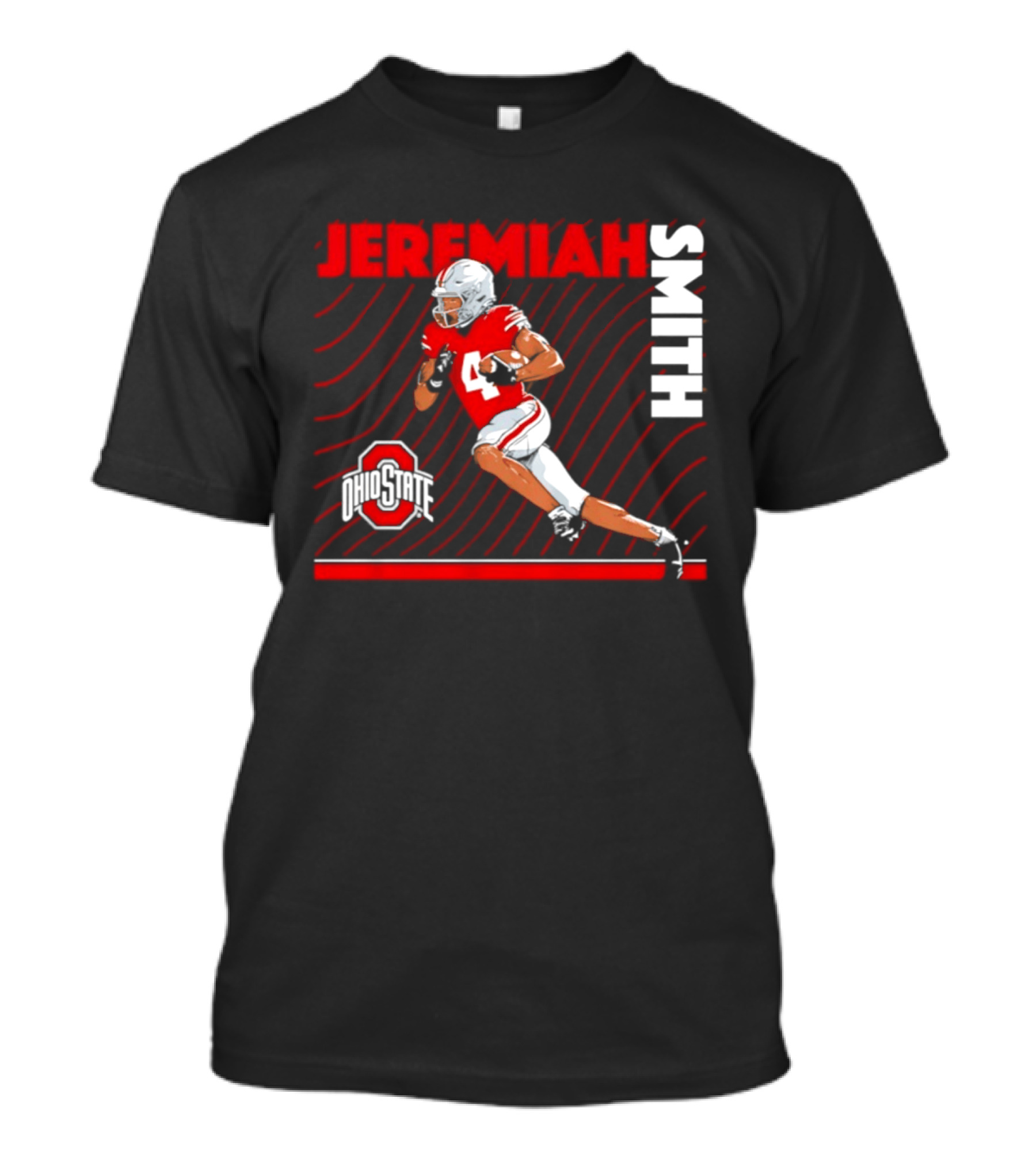Jeremiah Smith Ohio State Buckeyes Neon Nights NCAA Football T-Shirt