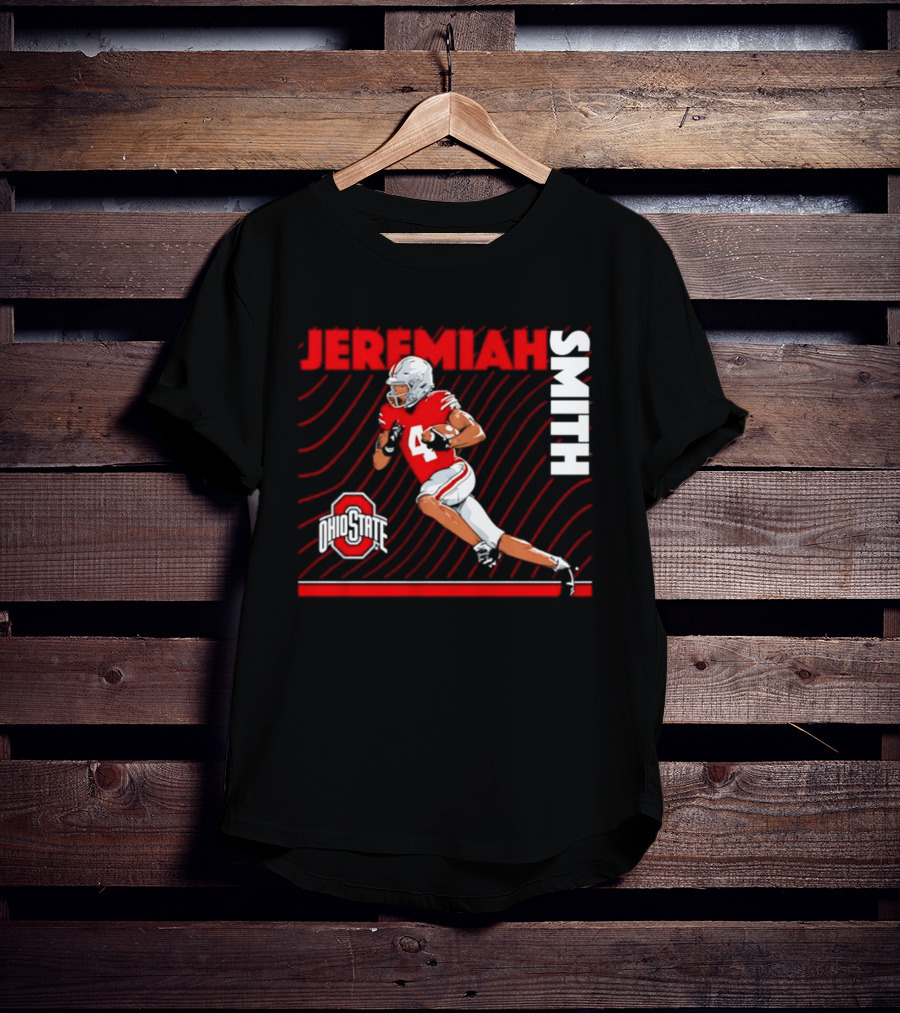 Jeremiah Smith Ohio State Buckeyes Neon Nights NCAA Football T-Shirt