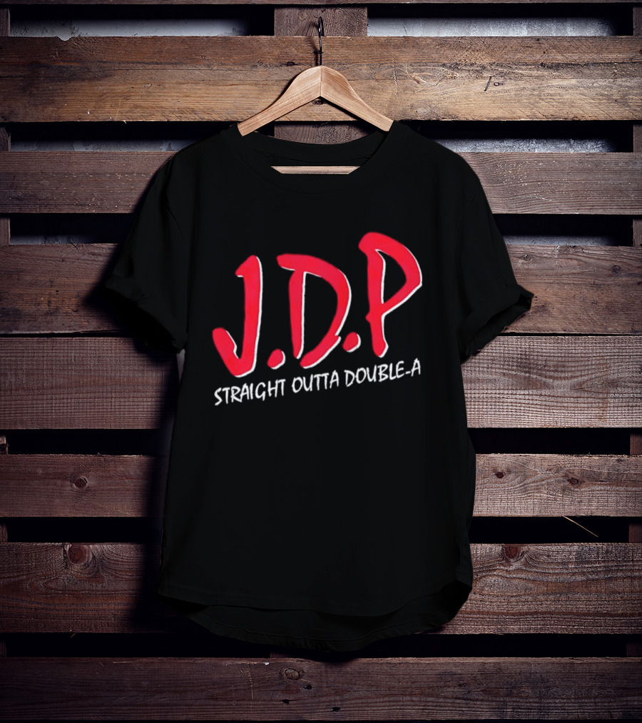 Josue De Paula JDP Straight Outta Double A Los Angeles Dodgers T-Shirt