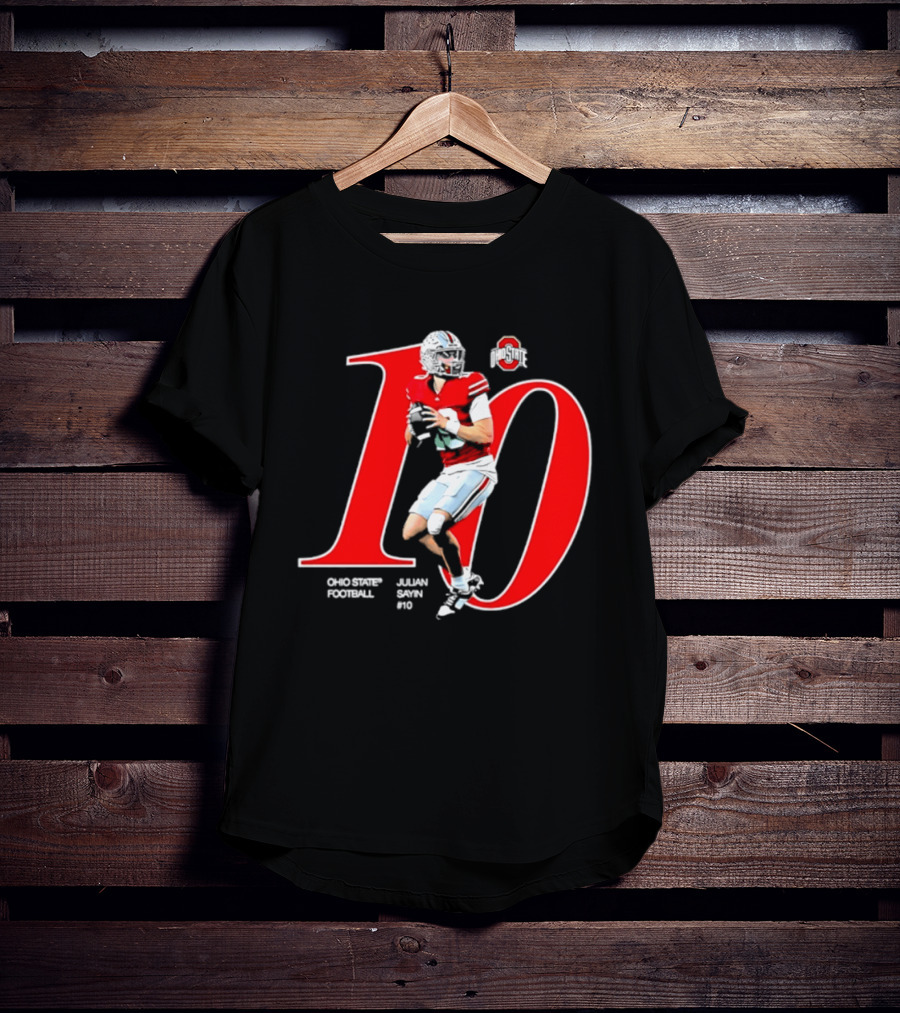 Ohio State Buckeyes Julian Sayin NCAA Football Player Number 10 T-Shirt