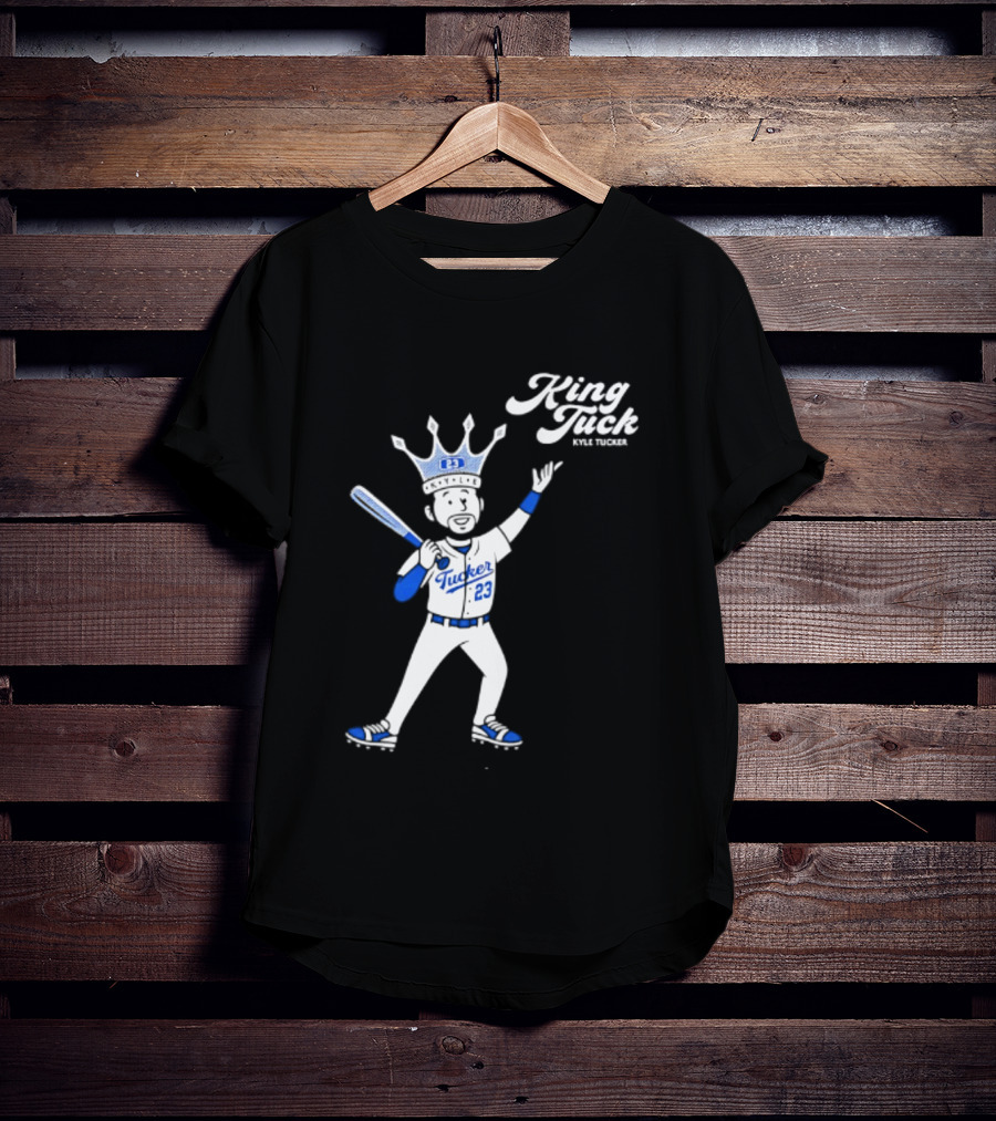 King Tuck Kyle Tucker 23 Baseball Crown And Bat T-Shirt