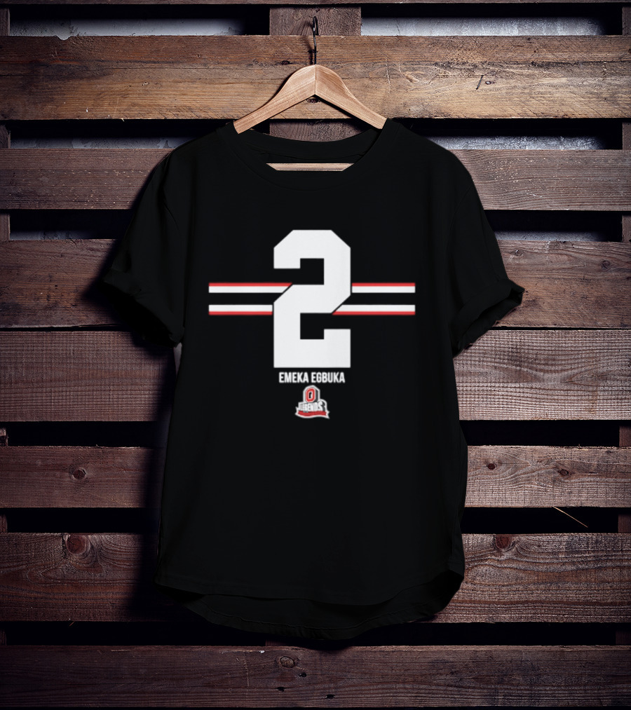 Emeka Egbuka 2 Ohio State Buckeyes NCAA Football T-Shirt