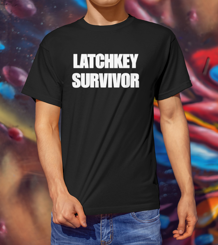 Latchkey Survivor Vintage Nostalgia Child Of The 80s Spirit T-Shirt