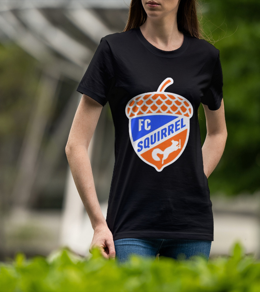 FC Squirrel Acorn Crest Cincinnati Soccer T-Shirt