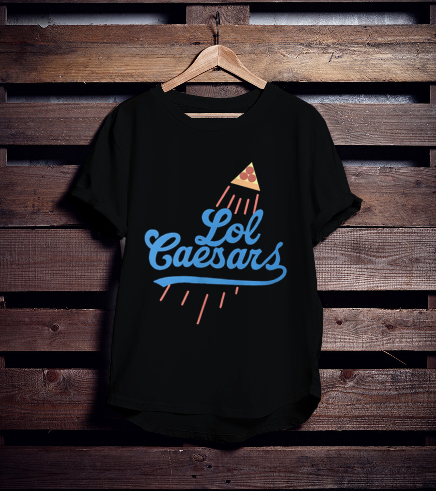 Lol Caesars Established 1969 Pizza 2 Sided T-Shirt