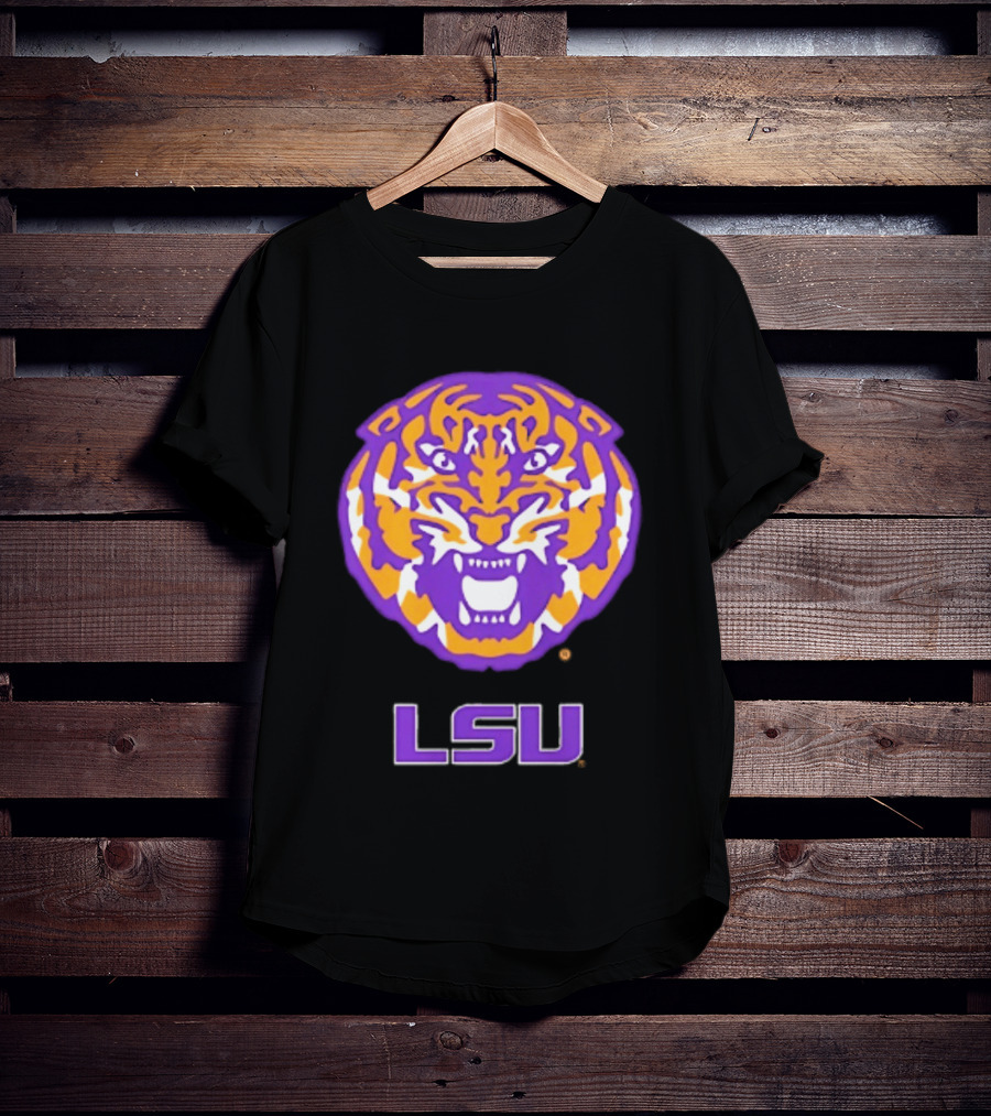 LSU Tigers NCAA Football Tiger Head T-Shirt
