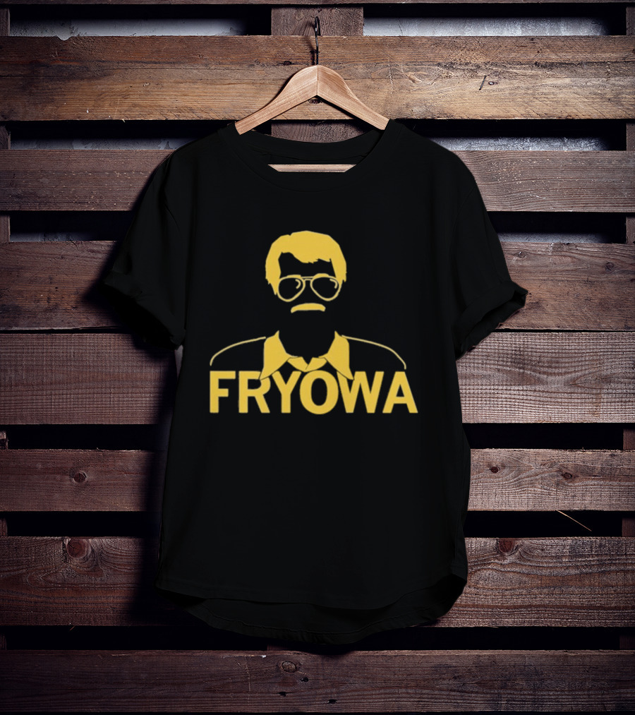 FRYOWA Yellow Mustache Glasses Black Snug Small T-Shirt