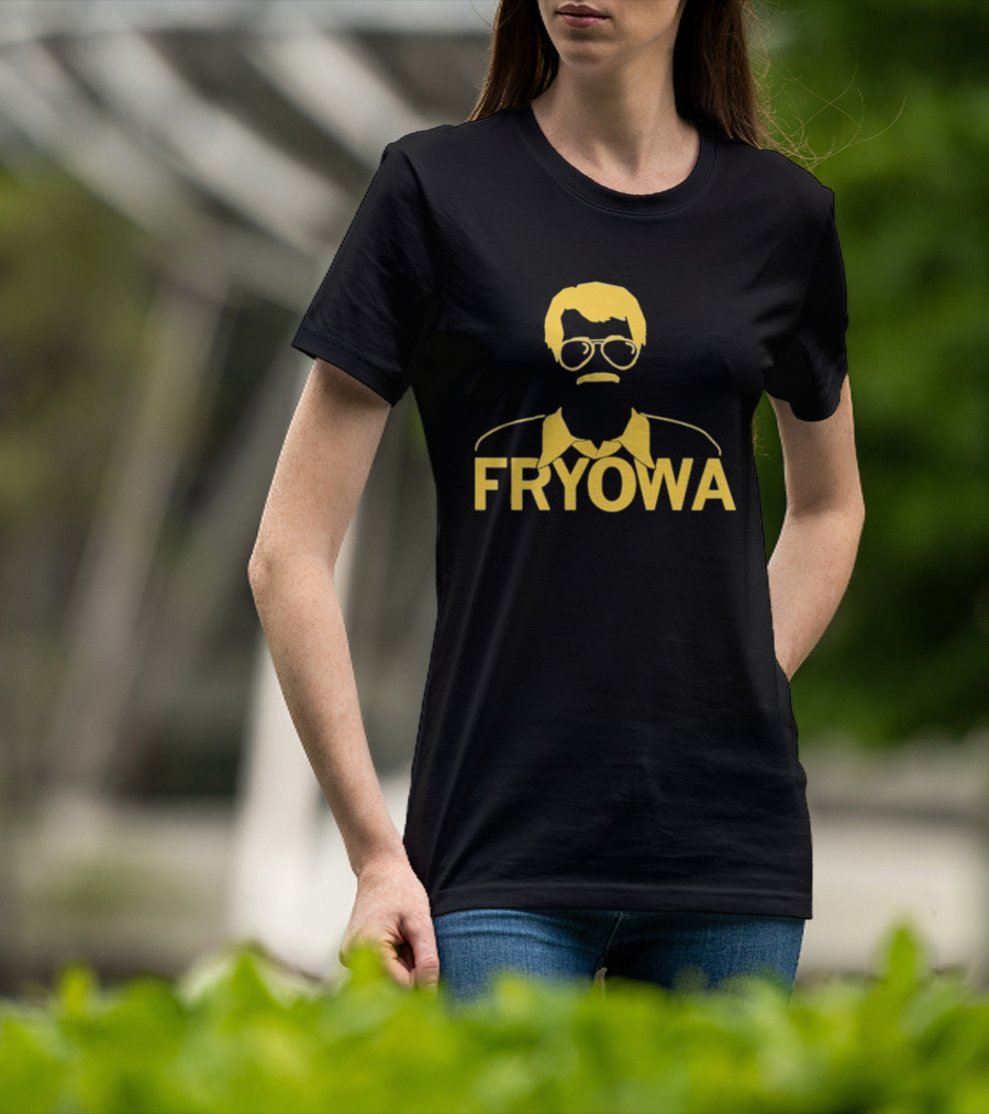 FRYOWA Yellow Mustache Glasses Black Snug Small T-Shirt