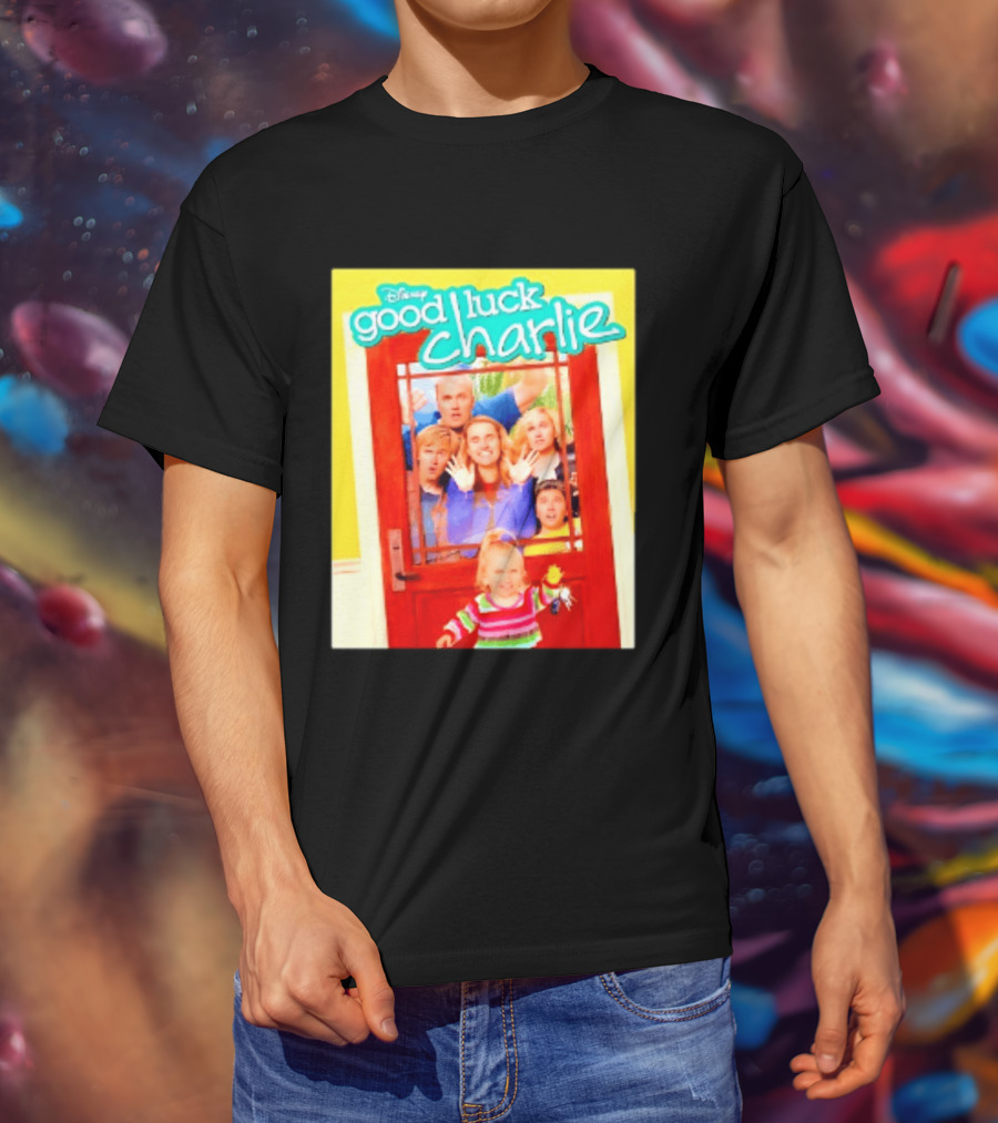 Disney Good Luck Charlie Family Door Scene T-Shirt