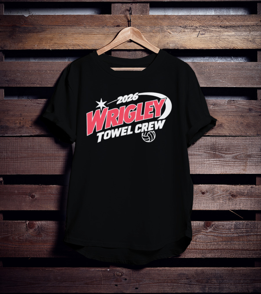 2026 Wrigley Towel Crew Volleyball Nebraska T-Shirt