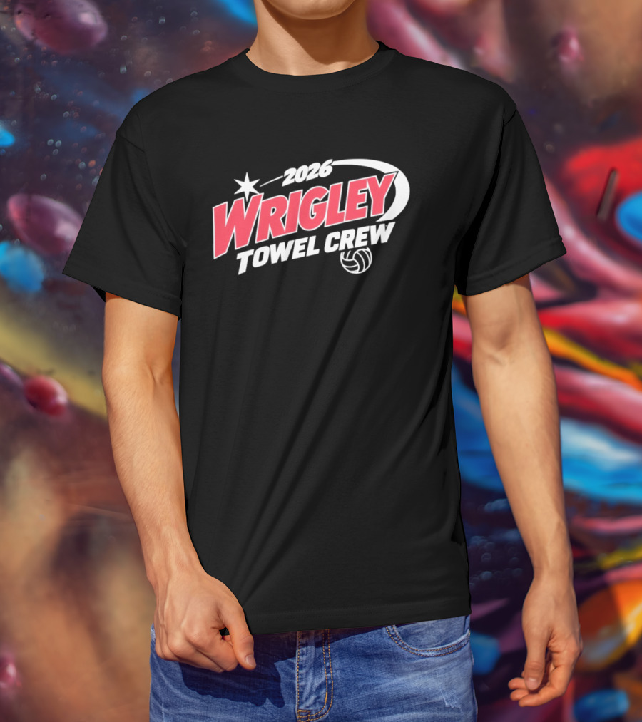 2026 Wrigley Towel Crew Volleyball Nebraska T-Shirt