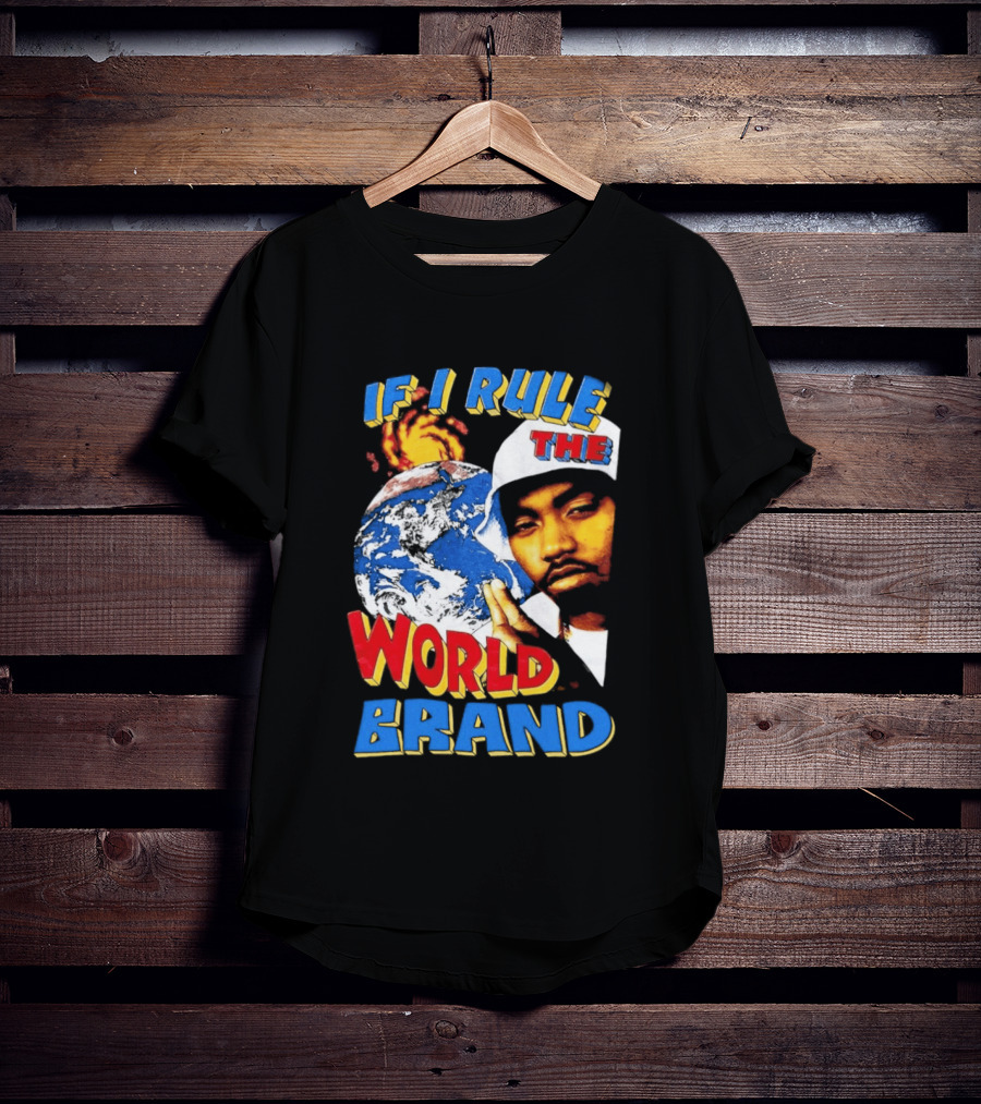 Nas If I Rule The World Hip Hop Earth Brand T-Shirt