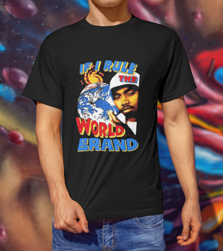 Nas If I Rule The World Hip Hop Earth Brand T-Shirt