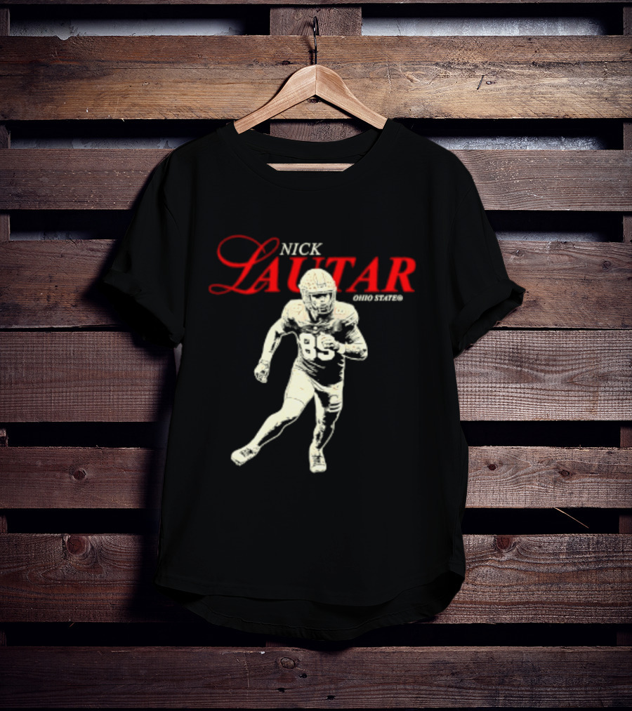 Nick Lautar Ohio State Buckeyes 89 NCAA T-Shirt