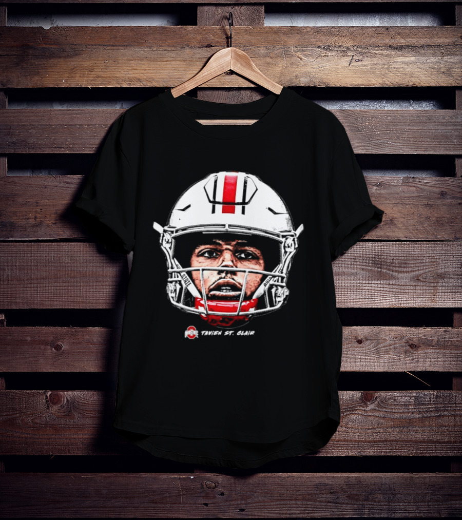 Ohio State Buckeyes Tavien St. Clair Game Face NCAA Football T-Shirt