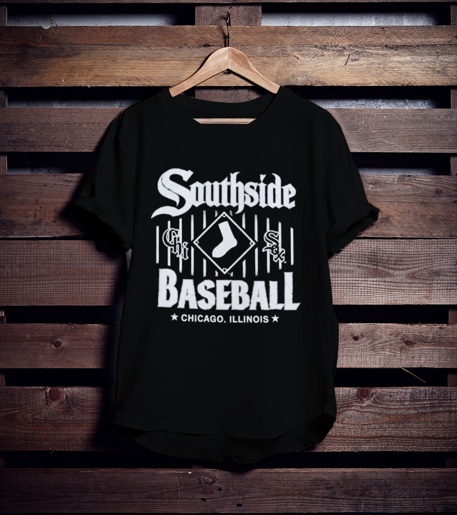 Southside Baseball Chicago Illinois White Sox T-Shirt