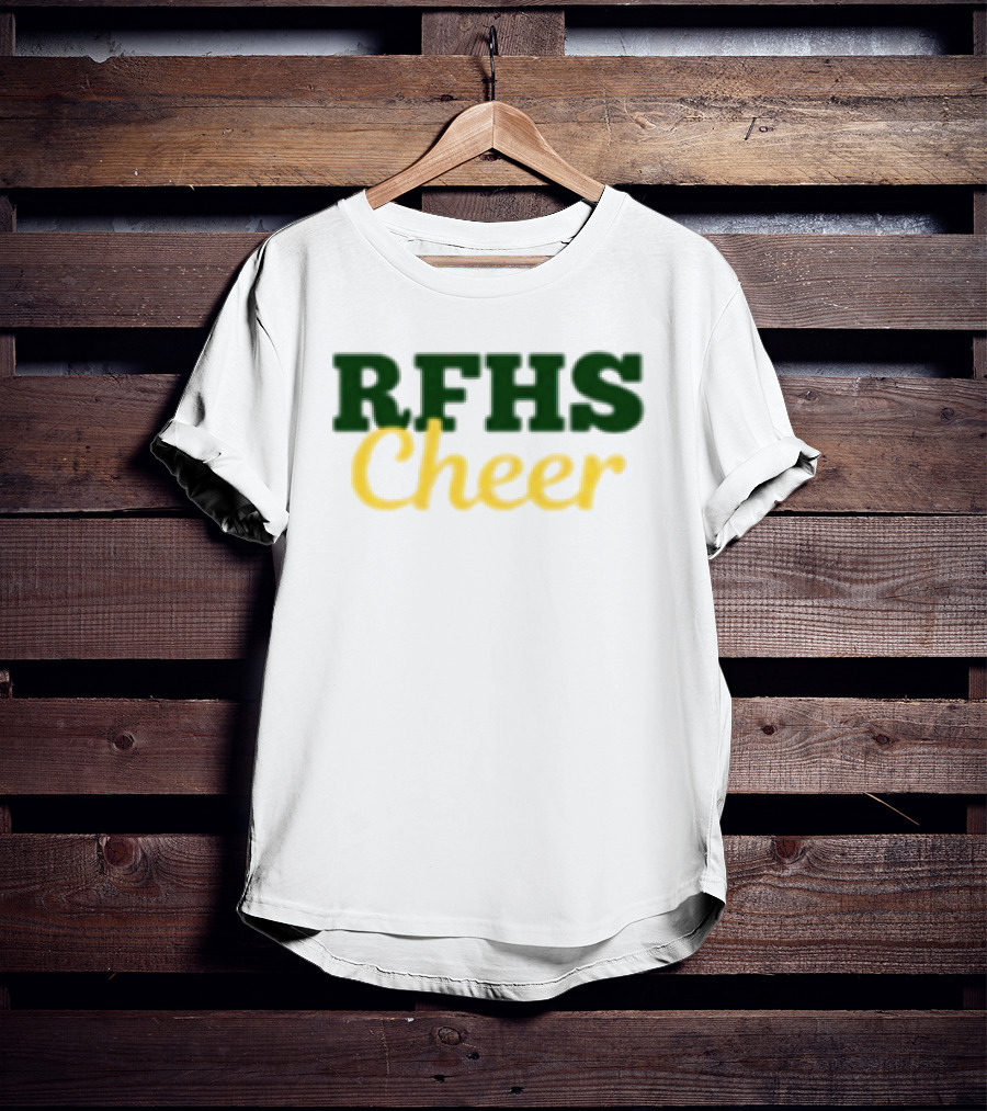 RFHS Cheer Roster Small Front White RF Store T-Shirt