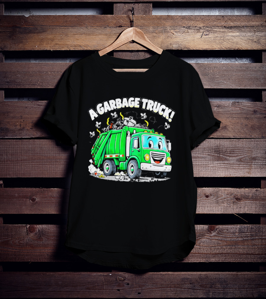 A Garbage Truck Cartoon Animation Fun T-Shirt