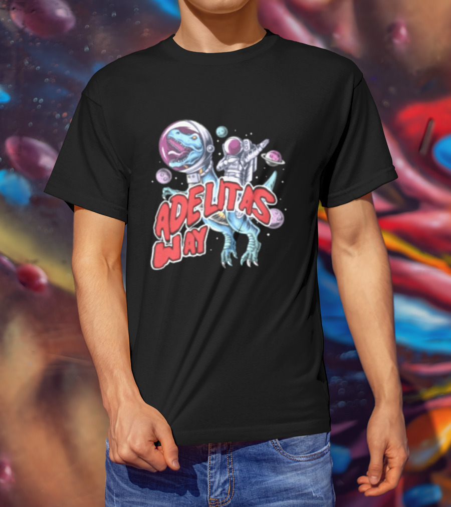 Adelitas Way Space Dinosaur Astronaut Rex T-Shirt