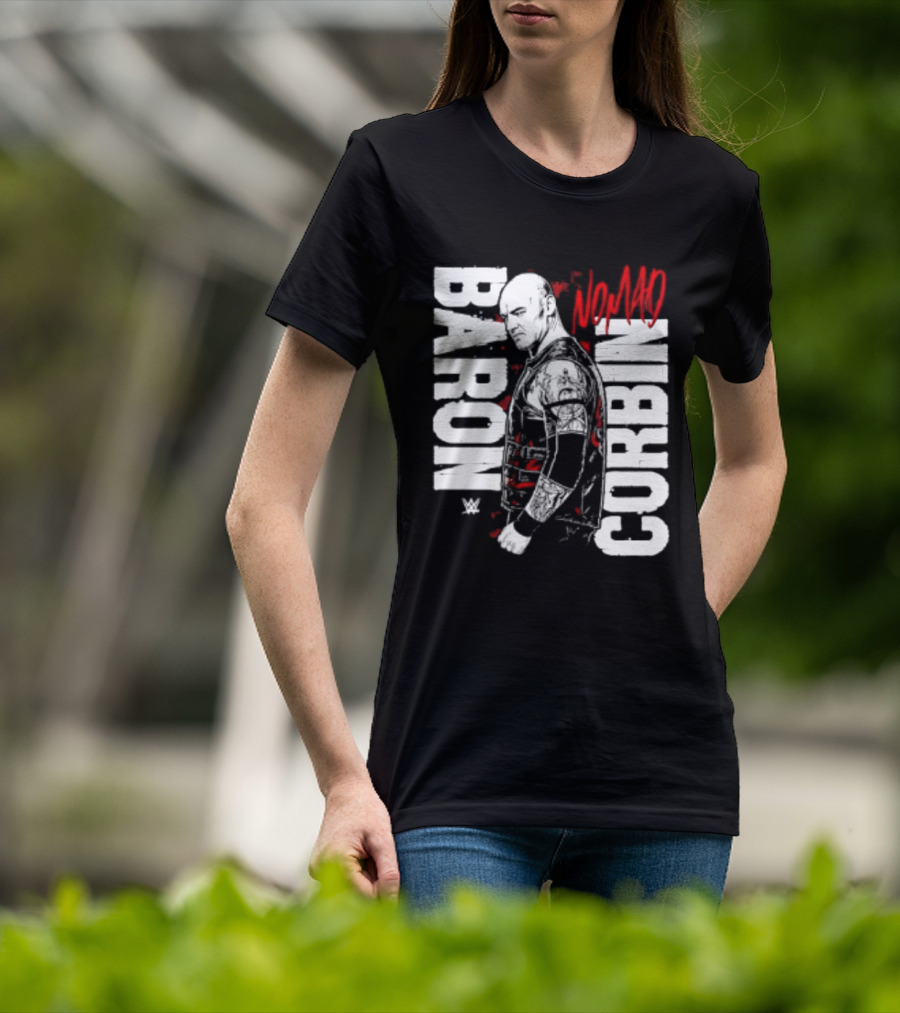 Baron Corbin WWE Nomad Vertical Name Wrestling Superstar T-Shirt