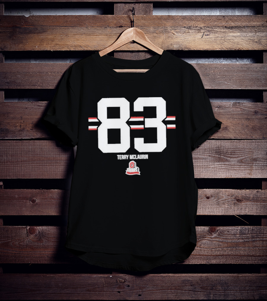 Terry McLaurin 83 Ohio State Buckeyes Football T-Shirt