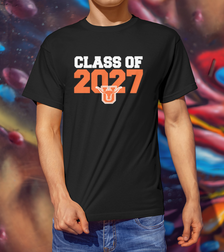 Texas Longhorns Class Of 2027 NCAA Football Longhorn T-Shirt