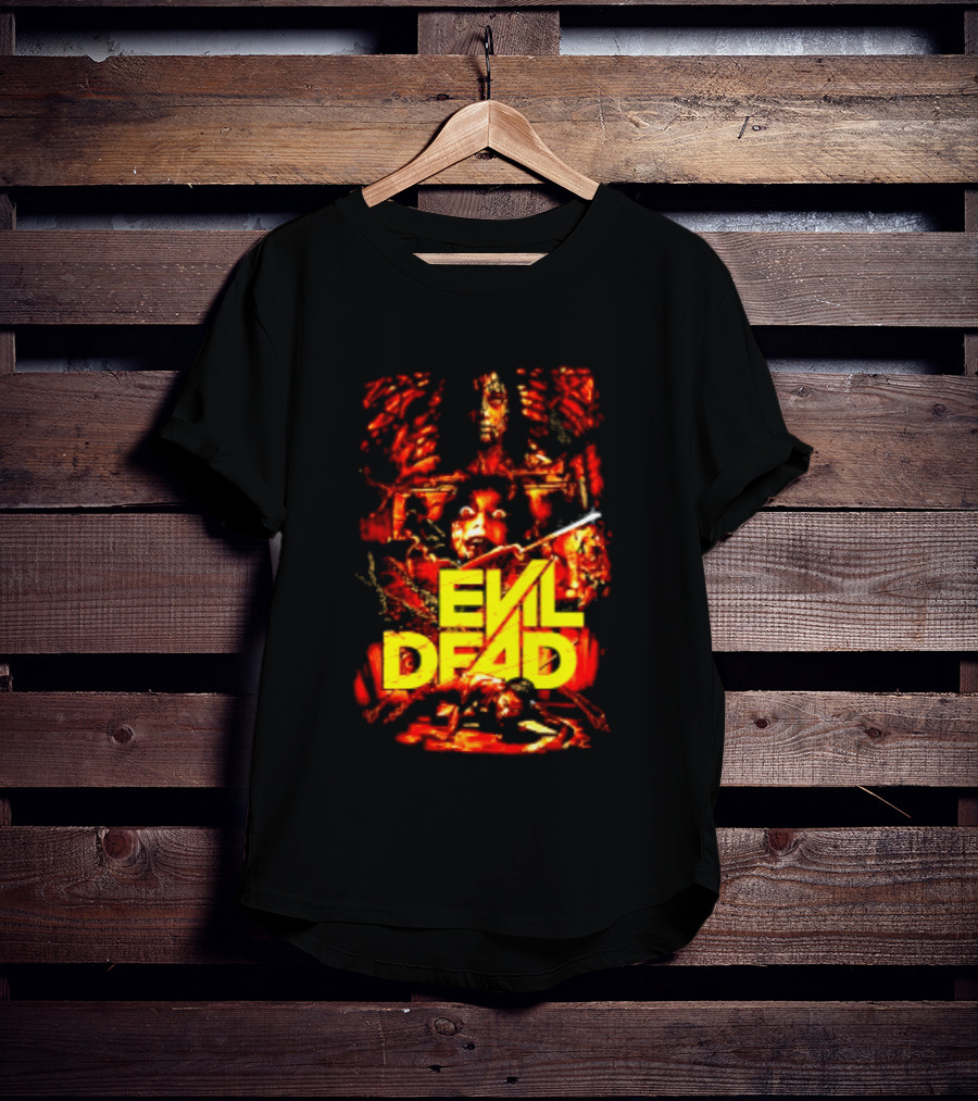 Evil Dead Classic Horror Movie Sam Raimi Iconic Cult T-Shirt