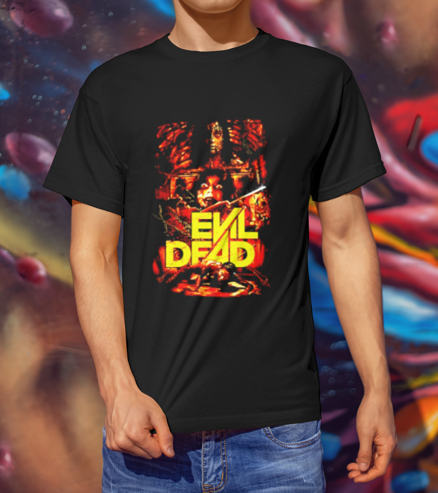 Evil Dead Classic Horror Movie Sam Raimi Iconic Cult T-Shirt