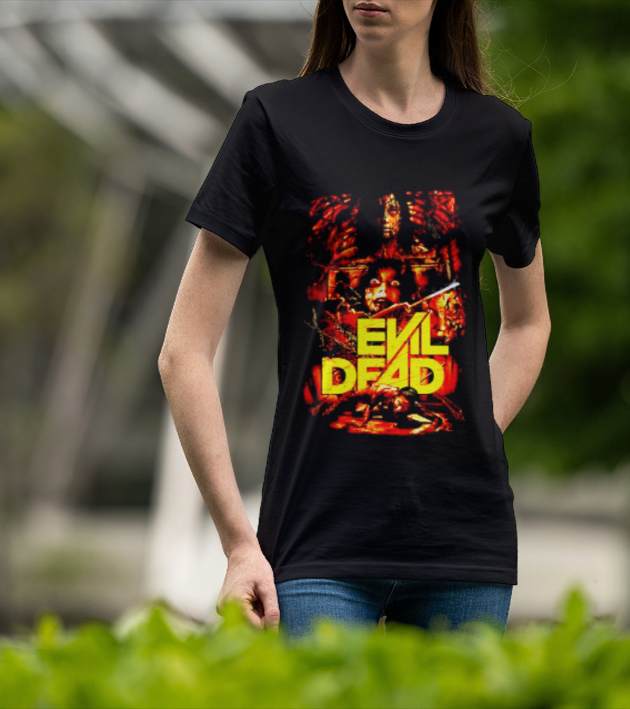 Evil Dead Classic Horror Movie Sam Raimi Iconic Cult T-Shirt