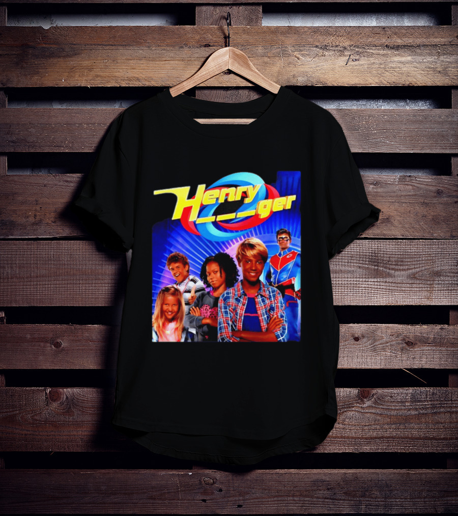 Henry Danger Nickelodeon Kids TV Show Captain Man Superhero Characters T-Shirt