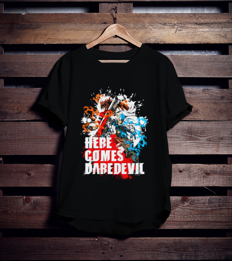 Here Comes Daredevil Guilty Sol Badguy Vibrant Splash T-Shirt