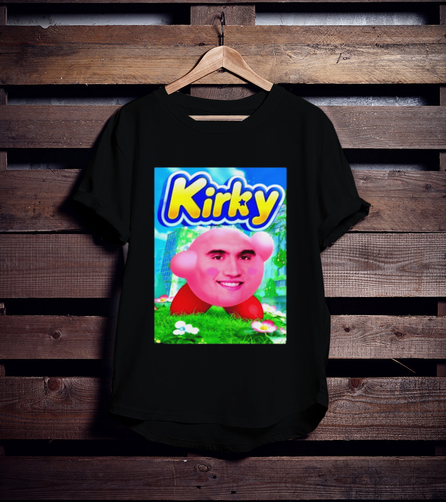 Kirky Charlie Kirk Kirby Meme T-Shirt