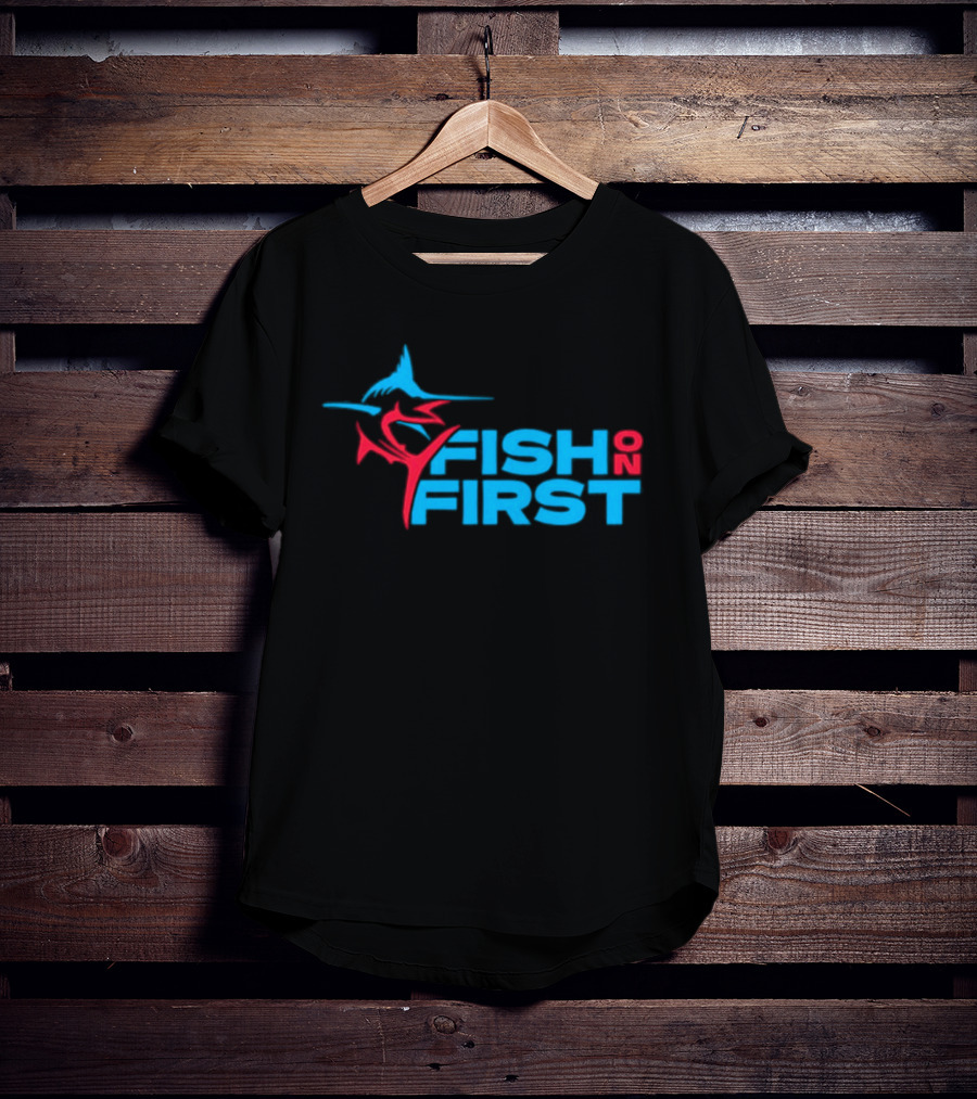 Miami Marlins Fish On First T-Shirt