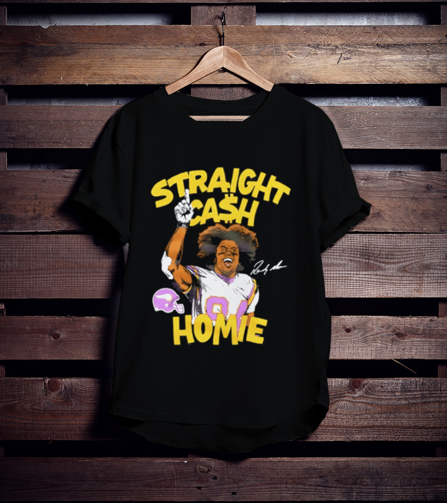 Minnesota Vikings Randy Moss Straight Cash Homie 84 T-Shirt