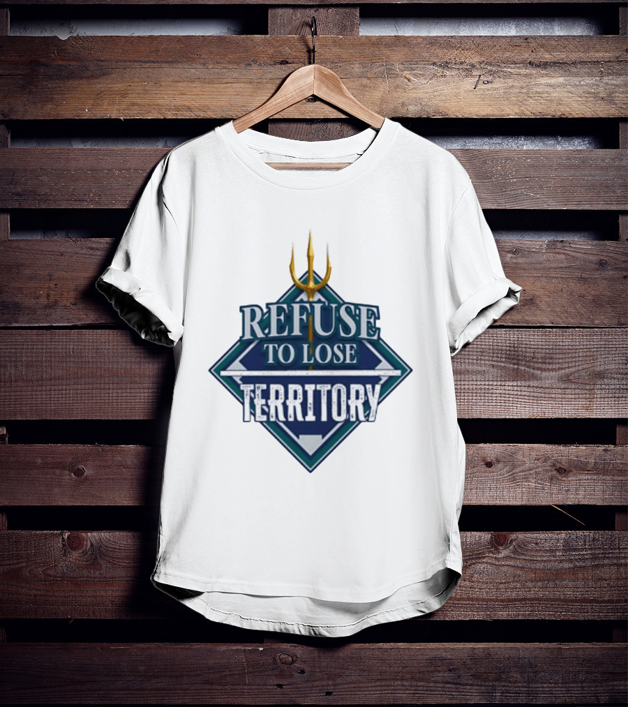 Seattle Seahawks Refuse To Lose Territory Trident T-Shirt