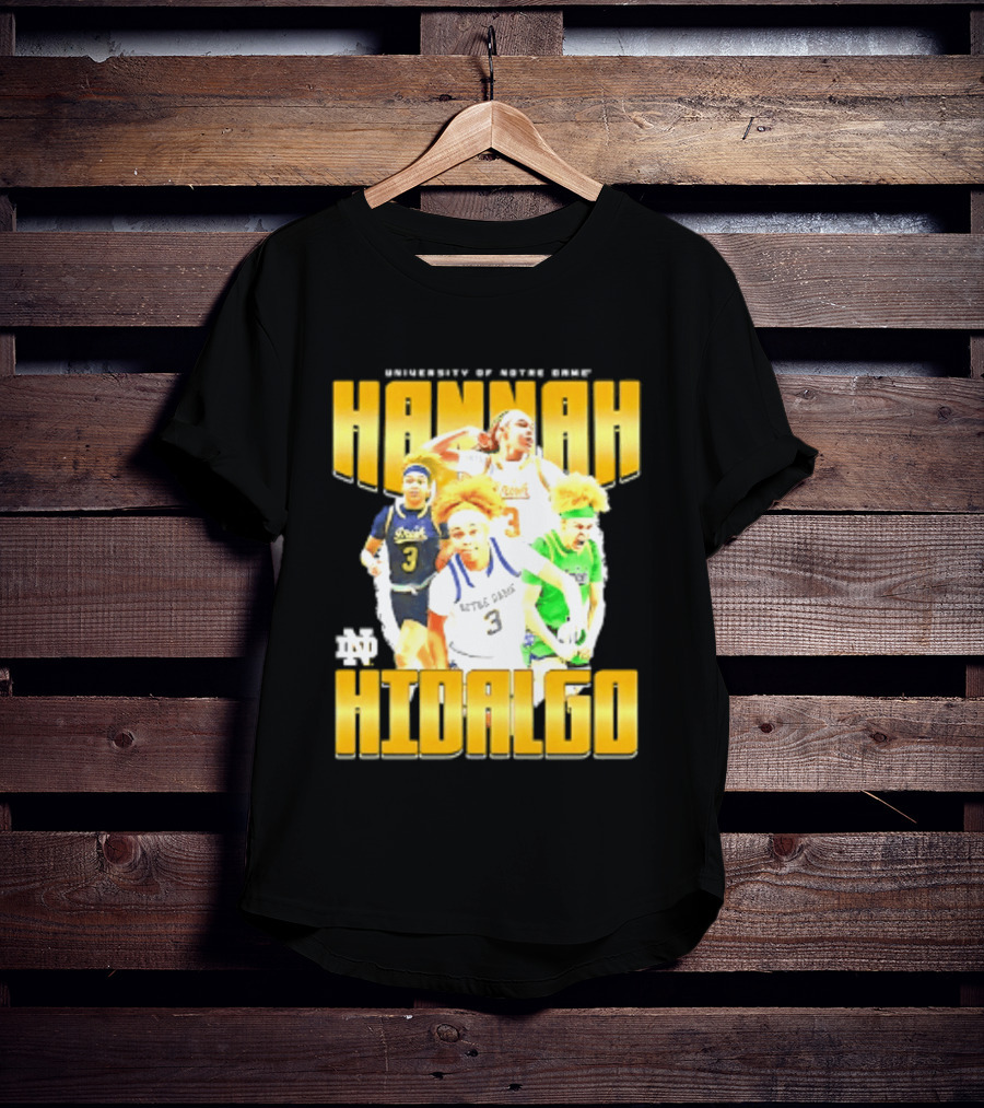University Of Notre Dame Hannah Hidalgo Ncaa Women's Basketball T-Shirt