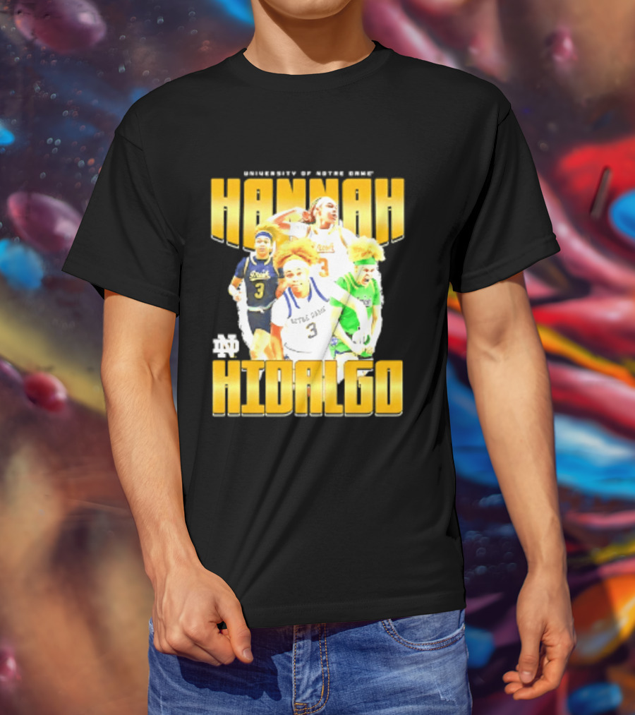 University Of Notre Dame Hannah Hidalgo Ncaa Women's Basketball T-Shirt