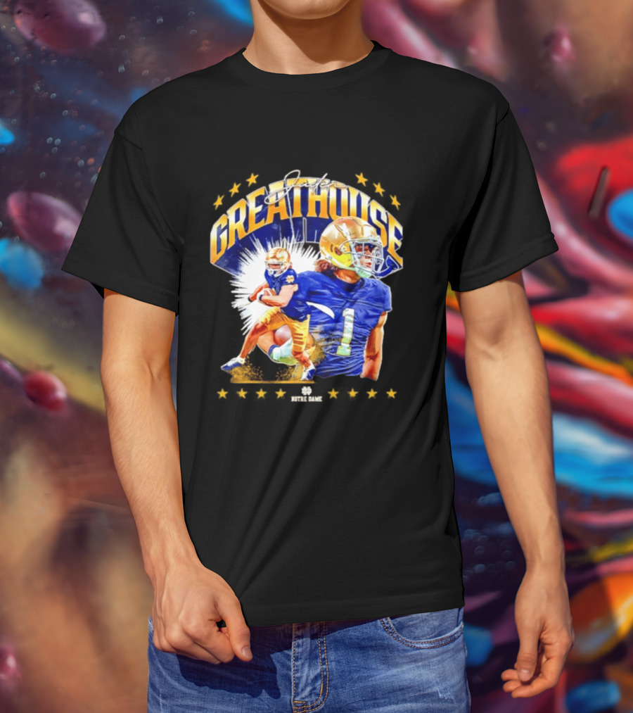 Jaden Greathouse Notre Dame NCAA Football Player Number 1 T-Shirt