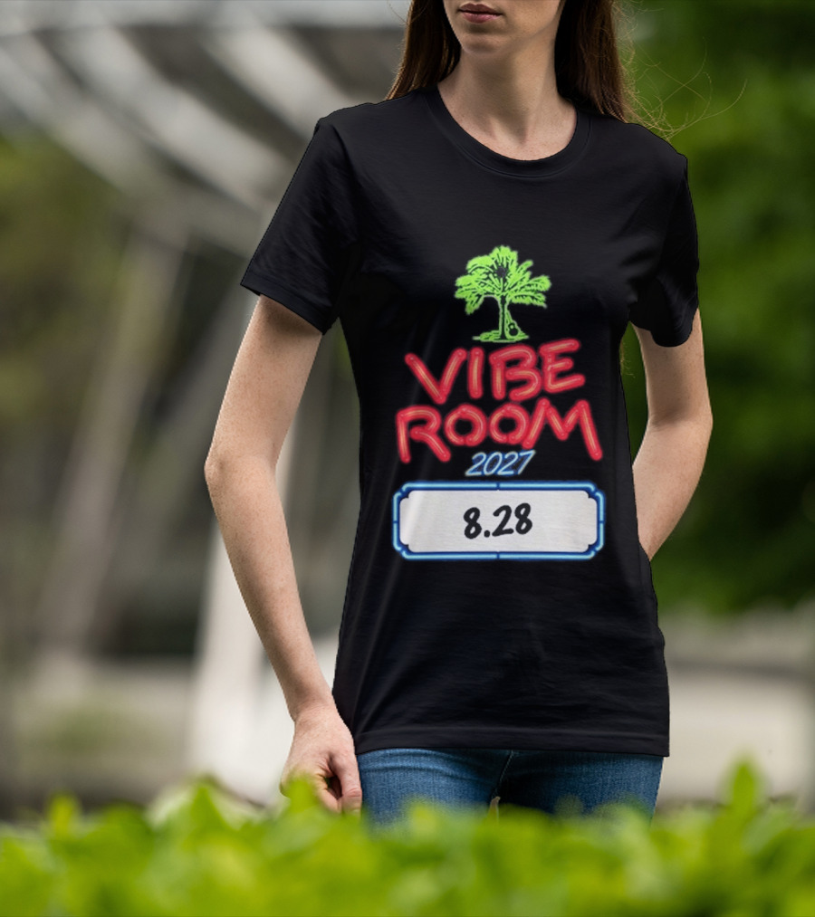 Kenny Chesney Vibe Room 8 28 2027 Tour Date Palm Tree T-Shirt