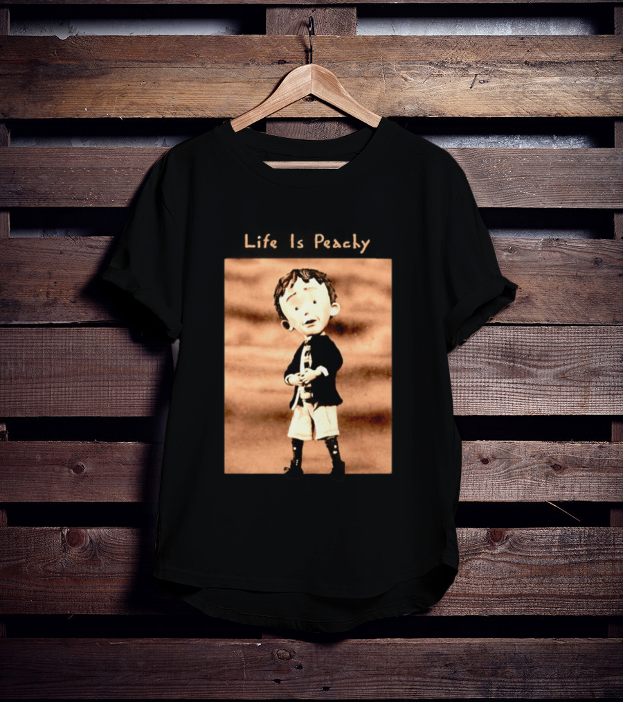 Life Is Peachy Korn Nu Metal Character Jonathan Davis T-Shirt