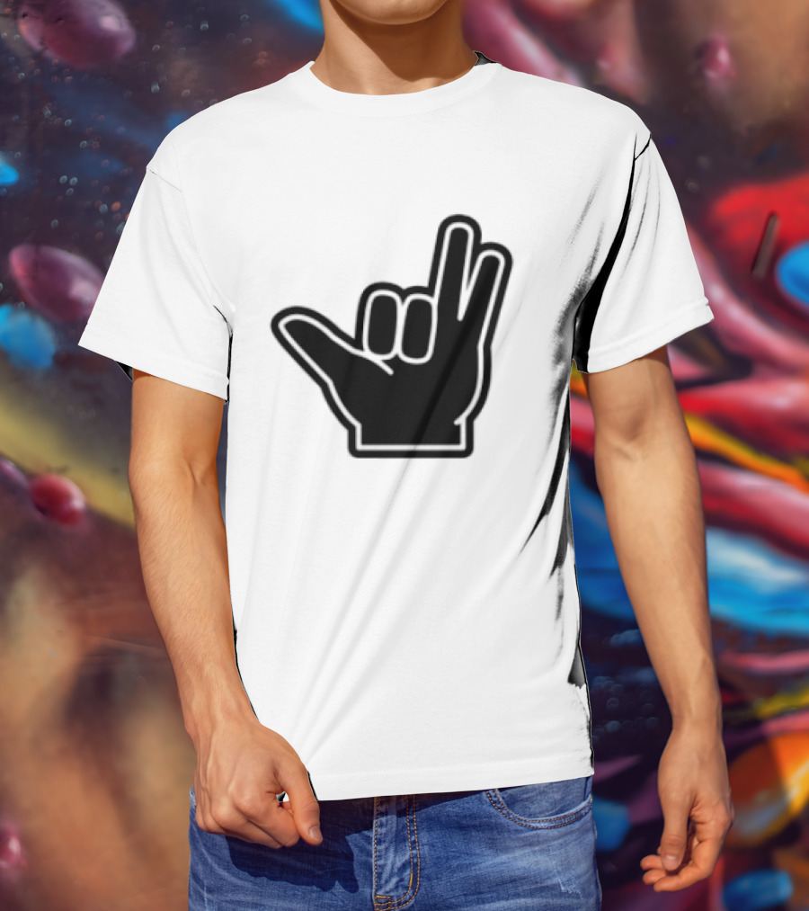8Ro8 Store Hammajang Shaka Hand Sign Gesture T-Shirt