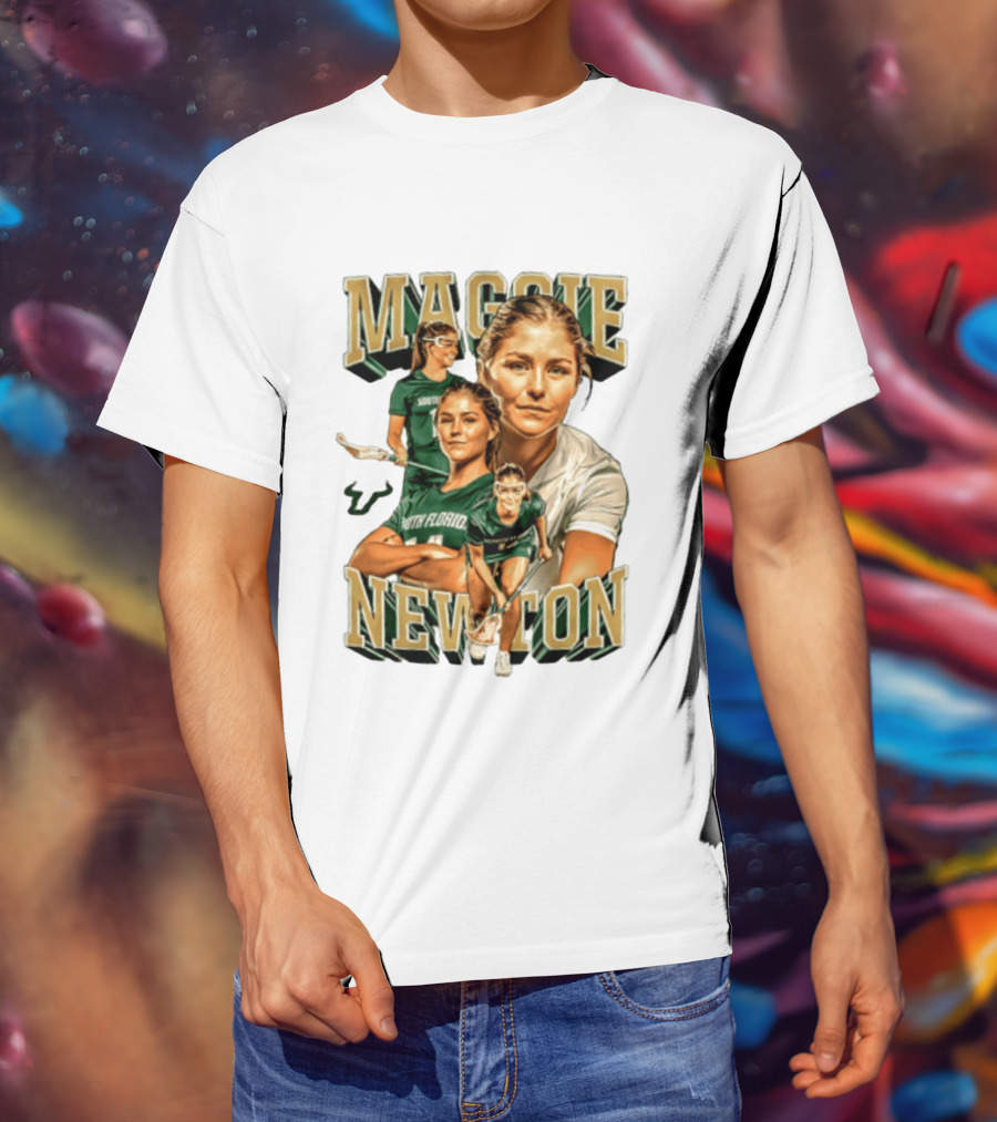 Maggie Newton South Florida Lacrosse Player USF T-Shirt