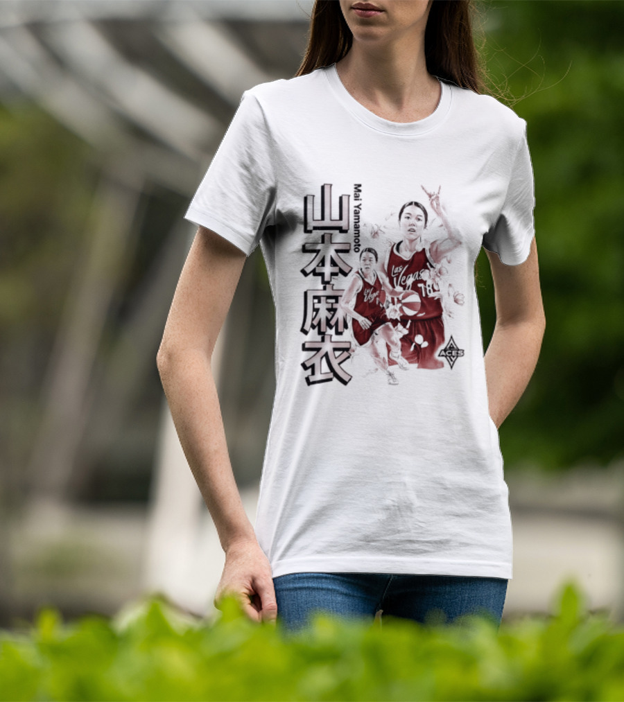 Mai Yamamoto Las Vegas Aces Cherry Blossom Basketball Japanese T-Shirt