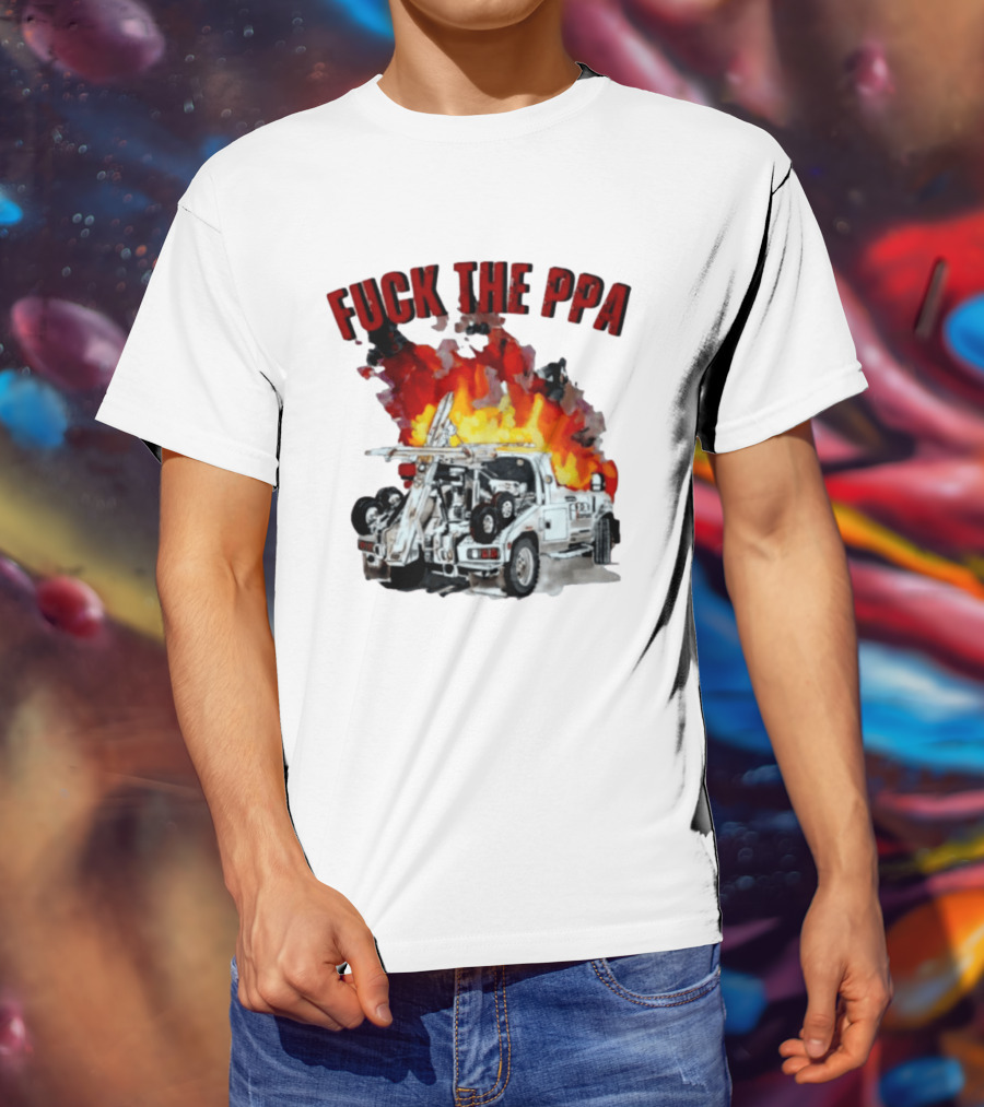 Philadelphia Parking Authority Tow Truck Fire Protest T-Shirt