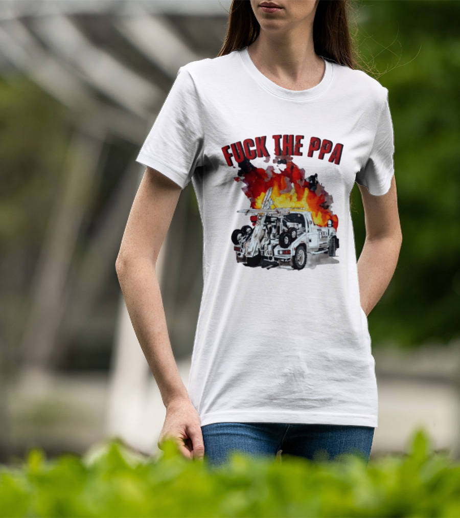 Philadelphia Parking Authority Tow Truck Fire Protest T-Shirt