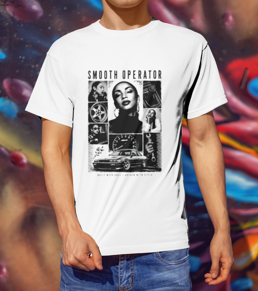 Smooth Operator Built With Soul Driven With Style Vintage Car Icon Retro Look T-Shirt