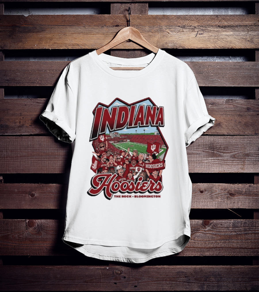 Indiana Hoosiers Football The Rock Bloomington Memorial Stadium Crowd Scene T-Shirt