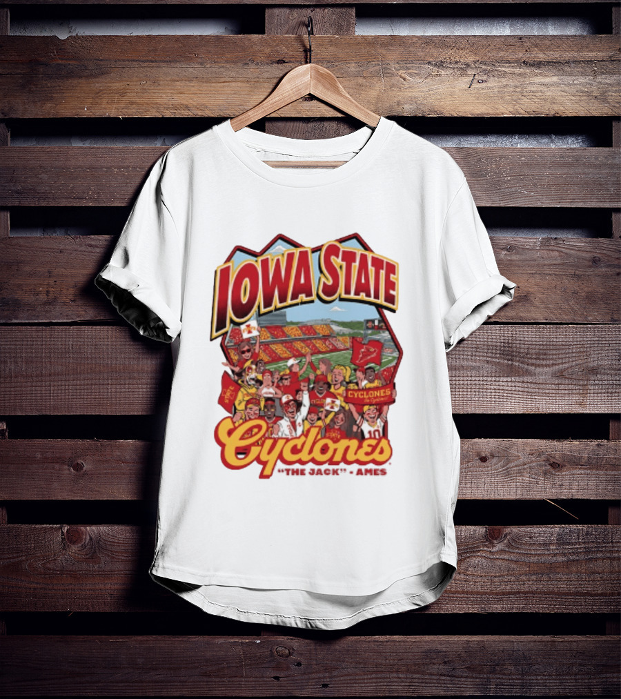Iowa State Cyclones Football Fans At The Jack Trice Stadium Ames T-Shirt