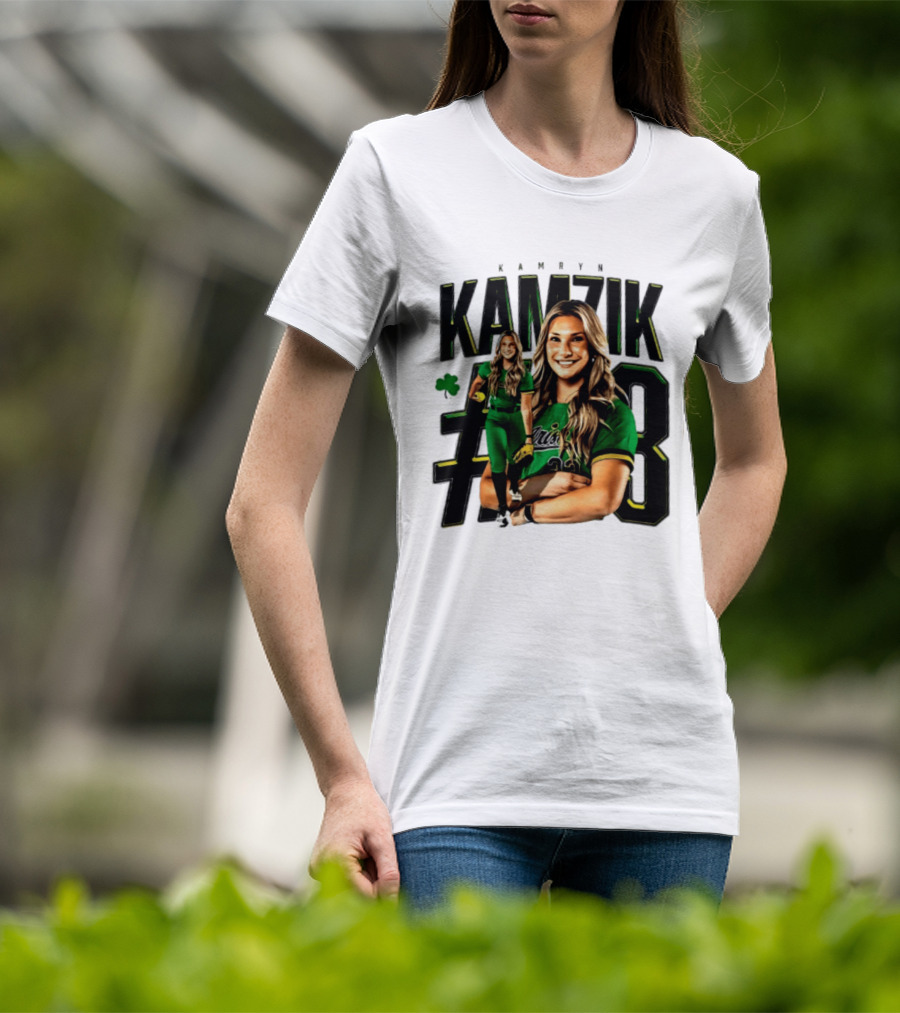 Kamryn Kamzik #23 Notre Dame NCAA Softball Player T-Shirt