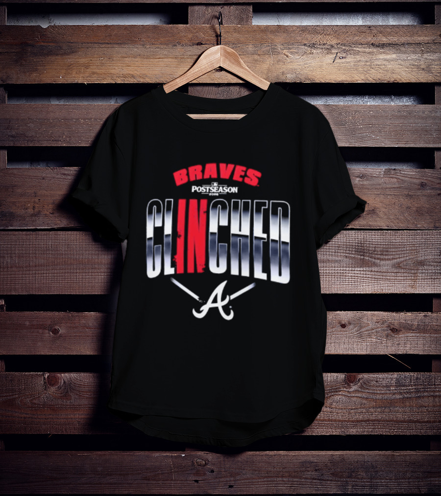 Atlanta Braves Clinched Postseason 2026 MLB Celebration T-Shirt